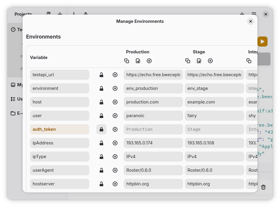 Environment Variables